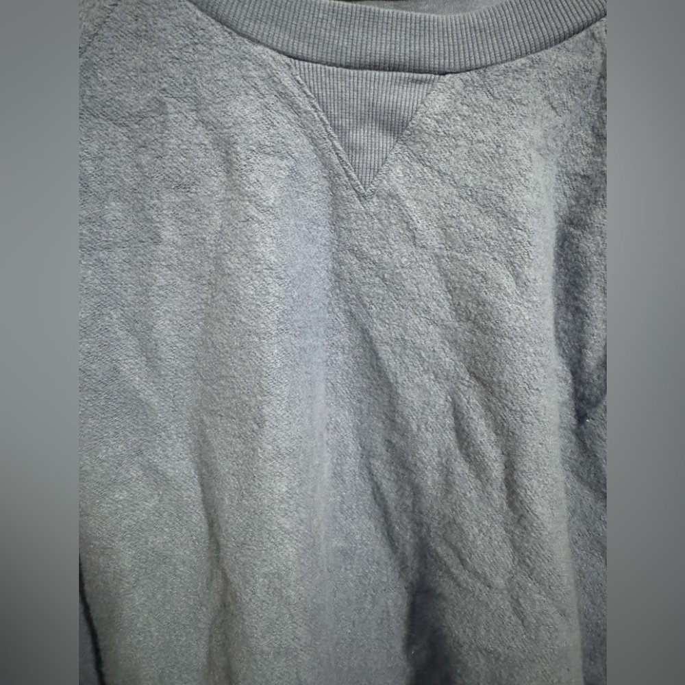 Men's Gray V-Neck Sweater